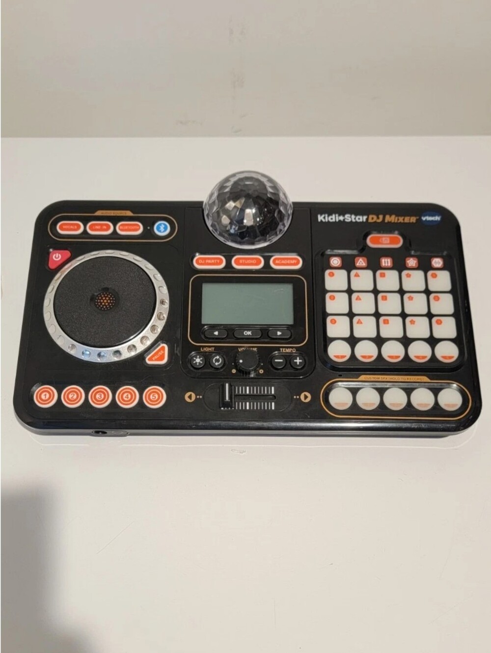 VTech Kidi Star DJ Mixer - Black and Orange Kids Music Mixer